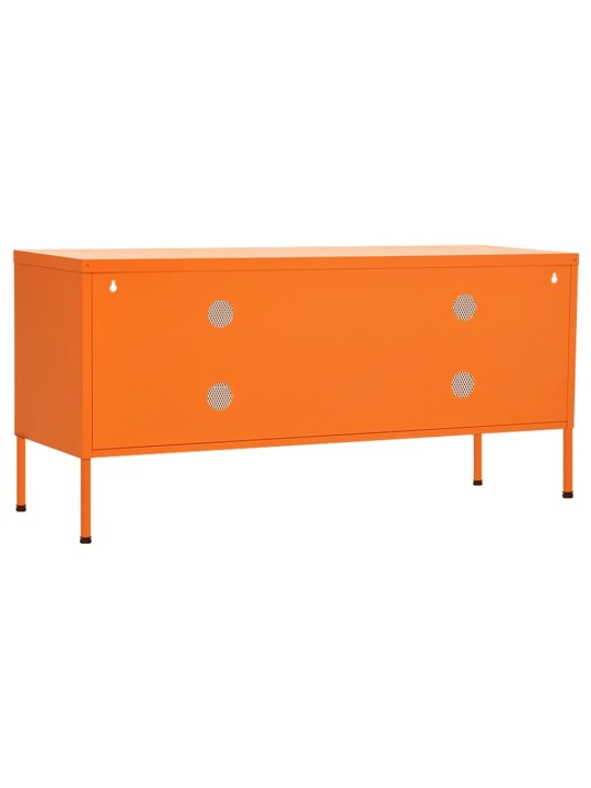 Televizoriaus spintelė, oranžinė, 105x35x50cm, plienas