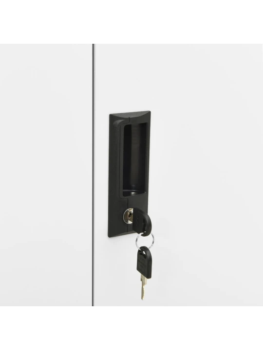 Biuro spintelė, baltos spalvos, 90x40x102cm, plienas
