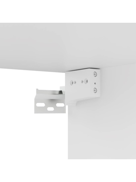 Televizoriaus spintelės, 4vnt., baltos, 80x30x30cm, MDP