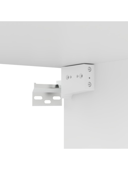 Televizoriaus spintelės, 4vnt., baltos, 100x30x30cm, MDP