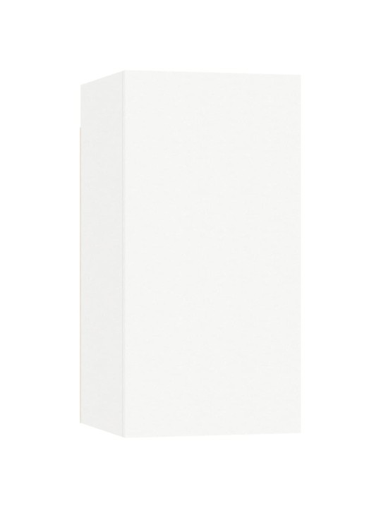 Televizoriaus spintelės, 4vnt., baltos, 30,5x30x60cm, MDP