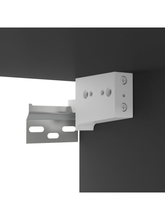 Televizoriaus spintelės, 4vnt., juodos, 60x30x30cm, MDP