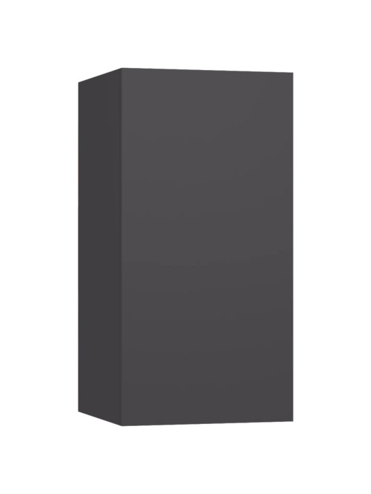 Televizoriaus spintelės, 4vnt., pilkos, 30,5x30x60cm, MDP