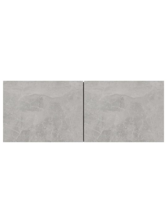 Televizoriaus spintelės, 4vnt., betono pilkos, 80x30x30cm, MDP