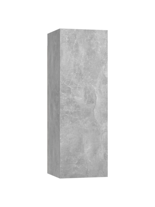 Televizoriaus spintelės, 4vnt., pilkos, 30,5x30x90cm, MDP