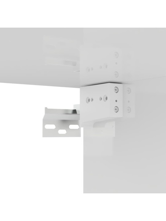 Televizoriaus spintelės, 4vnt., baltos, 100x30x30cm, MDP