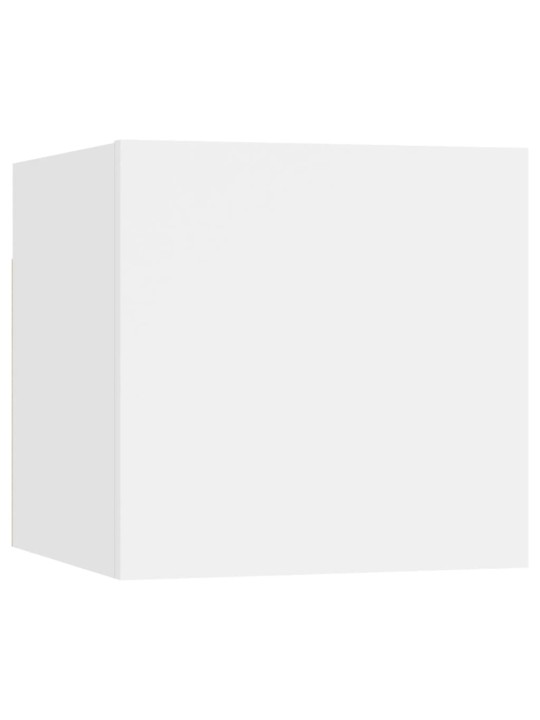 Naktinė spintelė, baltos spalvos, 30,5x30x30cm, MDP