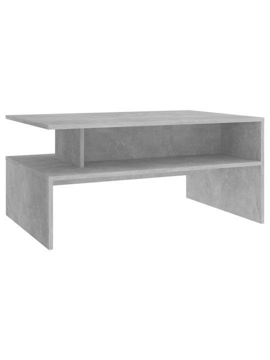 Kavos staliukas, betono pilkos spalvos, 90x60x42,5cm, MDP