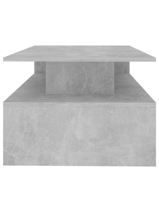 Kavos staliukas, betono pilkos spalvos, 90x60x42,5cm, MDP