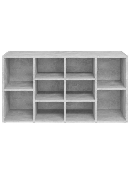 Batų suoliukas, betono pilkos spalvos, 103x30x54,5cm, MDP