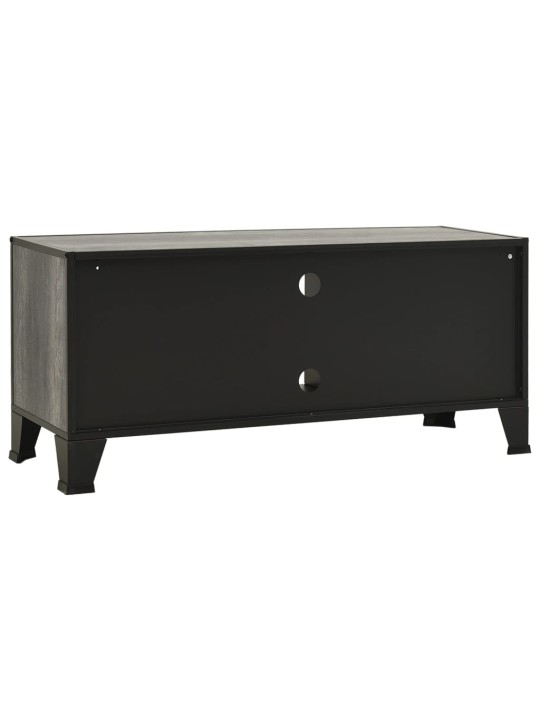 Televizoriaus spintelė, pilka, 105x36x47cm, metalas ir MDF