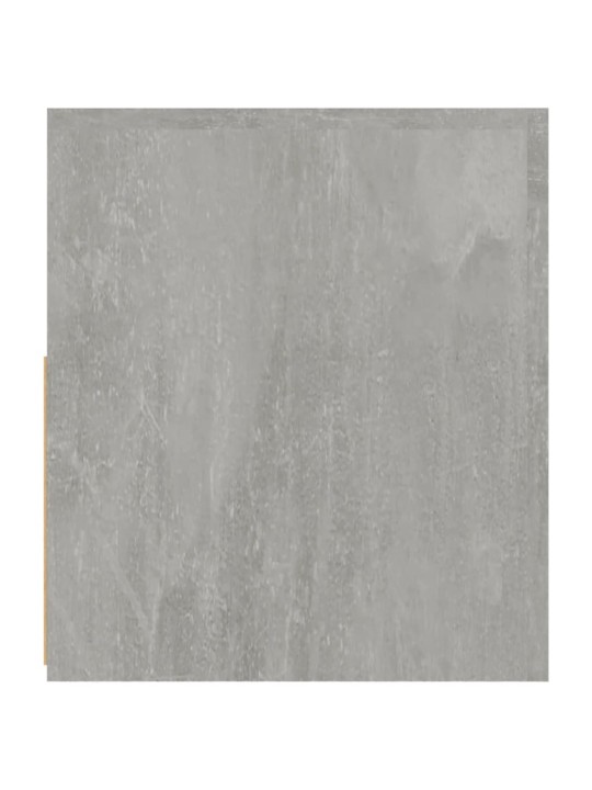Naktinės spintelės su LED, 2vnt., betono pilkos, 60x35x40cm