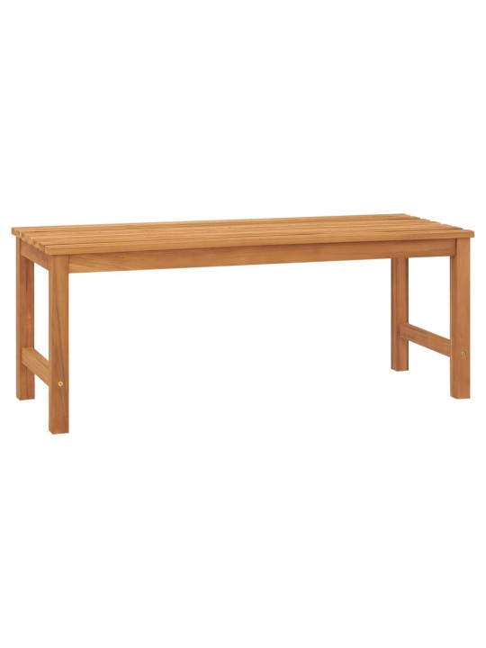 Sodo suoliukas, 114cm, tikmedžio medienos masyvas