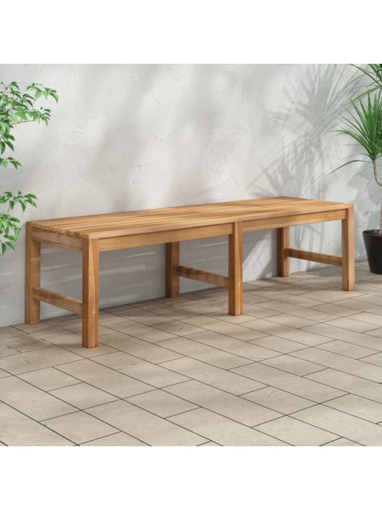 Sodo suoliukas, 150cm, tikmedžio medienos masyvas