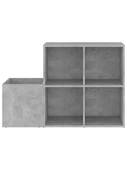 Koridoriaus spintelė batams, betono pilka, 105x35,5x70cm, MDP