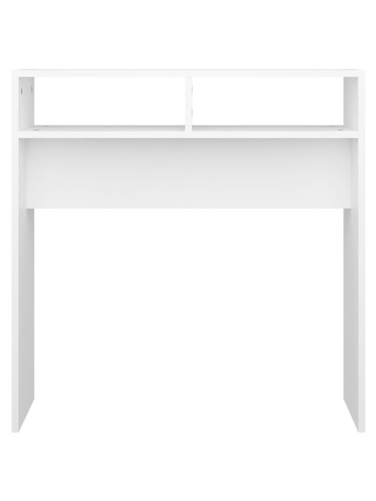 Konsolinis staliukas, baltos spalvos, 78x30x80cm, MDP