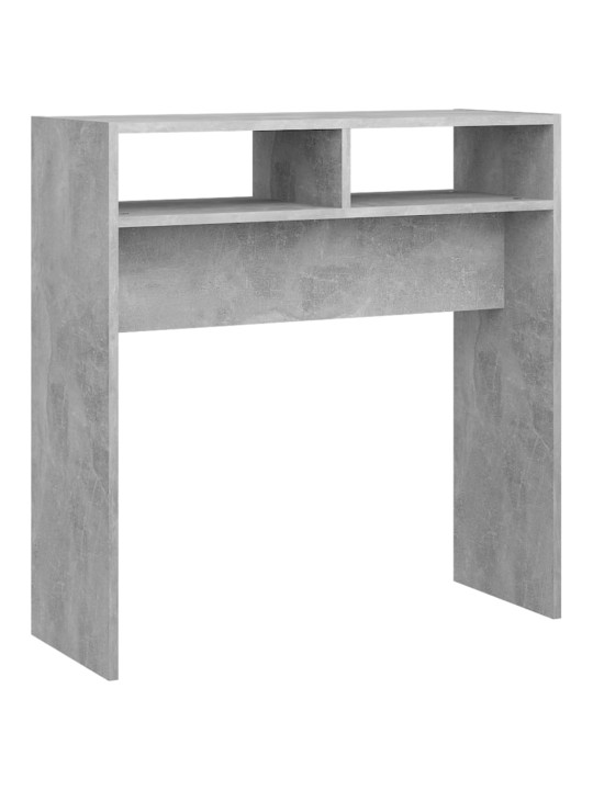 Konsolinis staliukas, betono pilkos spalvos, 78x30x80cm, MDP