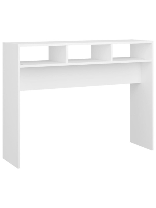 Konsolinis staliukas, baltos spalvos, 105x30x80cm, MDP