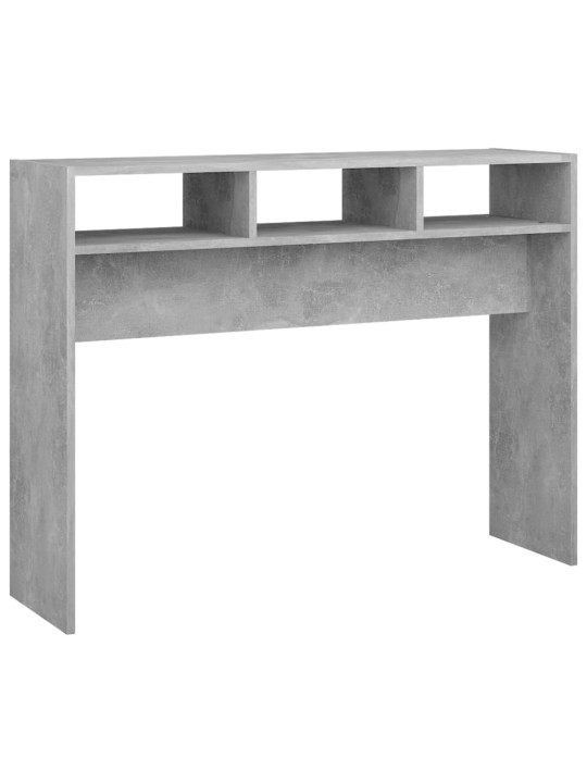 Konsolinis staliukas, betono pilkos spalvos, 105x30x80cm, MDP