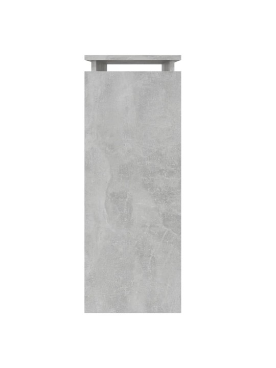 Konsolinis staliukas, betono, 80x30x80cm, apdirbta mediena