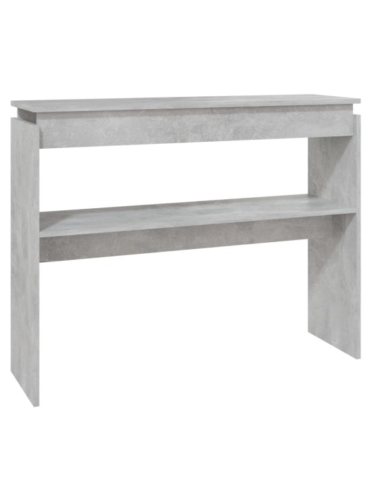 Konsolinis staliukas, betono pilkos spalvos, 102x30x80cm, MDP