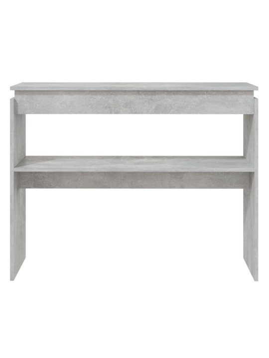Konsolinis staliukas, betono pilkos spalvos, 102x30x80cm, MDP