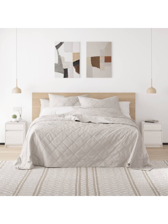 Naktinės spintelės, 2vnt., baltos, 40x31x50cm, pušies masyvas