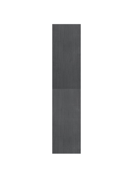 Spintelė knygoms/kambario pertvara, pilka, 40x30x135,5cm, pušis