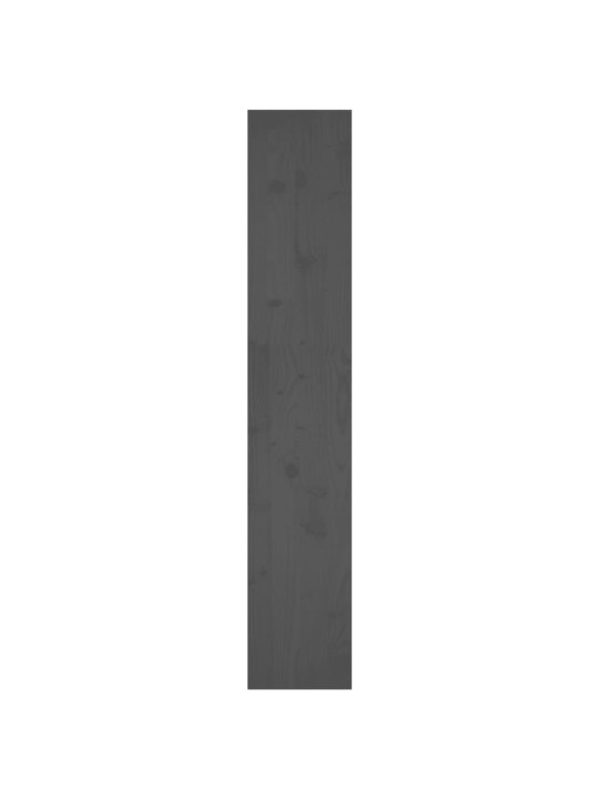 Spintelė knygoms/kambario pertvara, pilka, 80x30x167,4cm, pušis