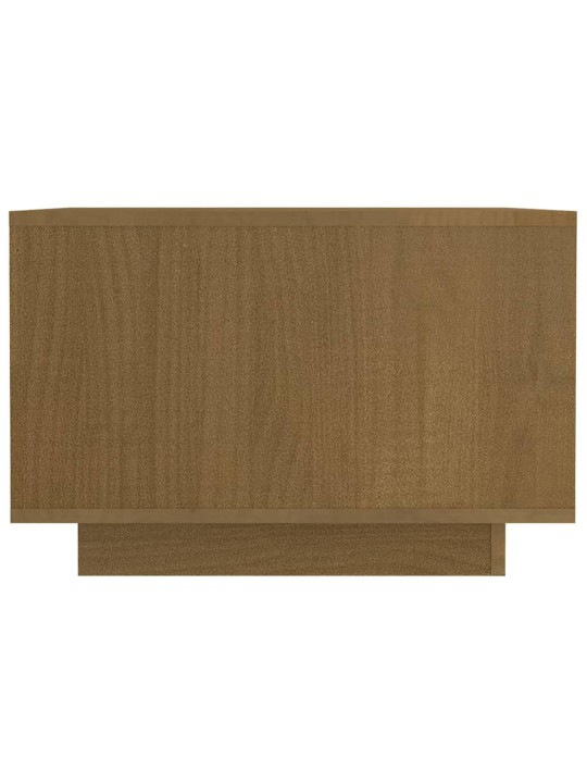 Kavos staliukas, medaus rudas, 50x50x33,5cm, pušies masyvas