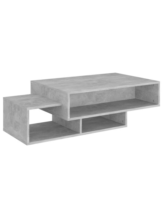 Kavos staliukas, betono pilkos spalvos, 105x55x32cm, MDP