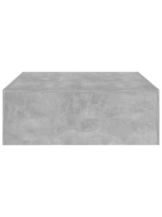 Kavos staliukas, betono pilkos spalvos, 100x100x35cm, MDP