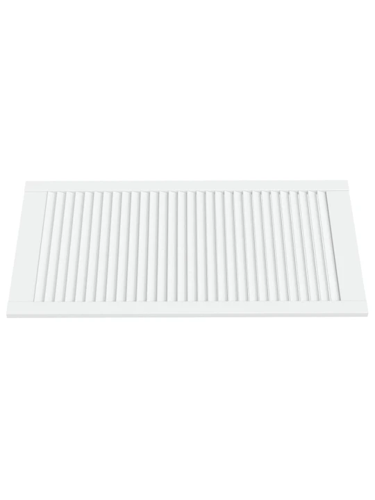 Spintelės durelės, 4vnt., baltos, 99,3x49,4cm, pušis