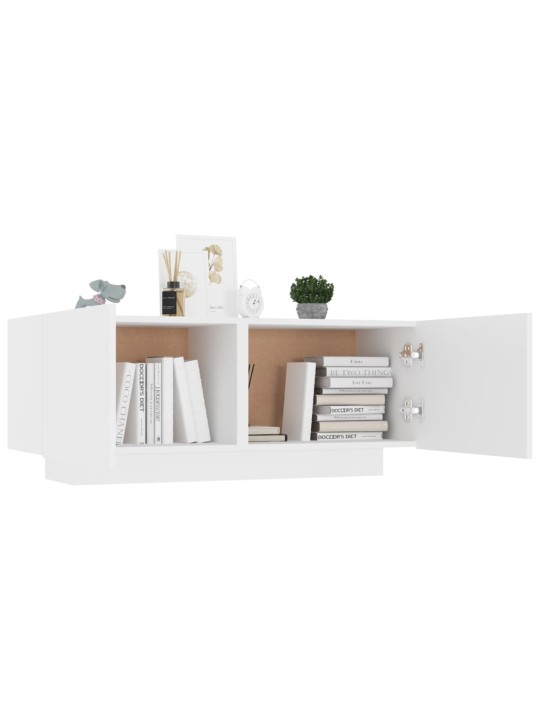Naktinė spintelė, baltos spalvos, 100x35x40cm, MDP