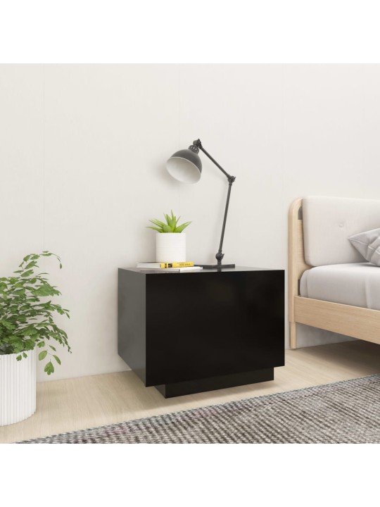 Naktinė spintelė, juodos spalvos, 100x35x40cm, MDP