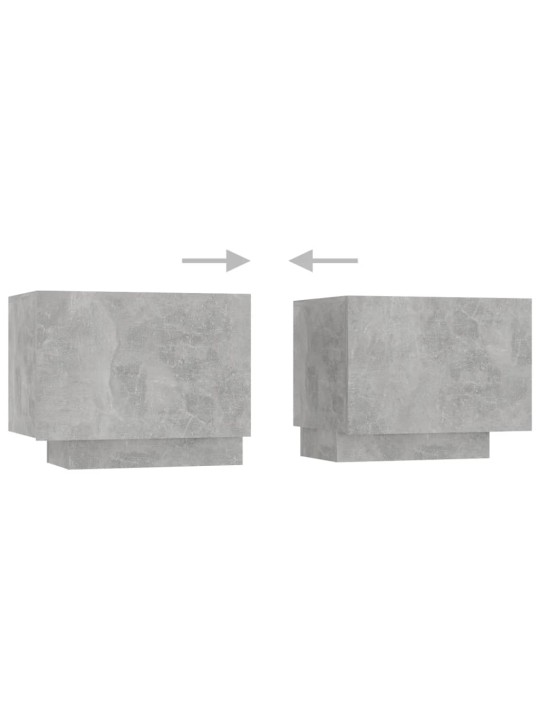 Naktinė spintelė, betono pilkos spalvos, 100x35x40cm, MDP