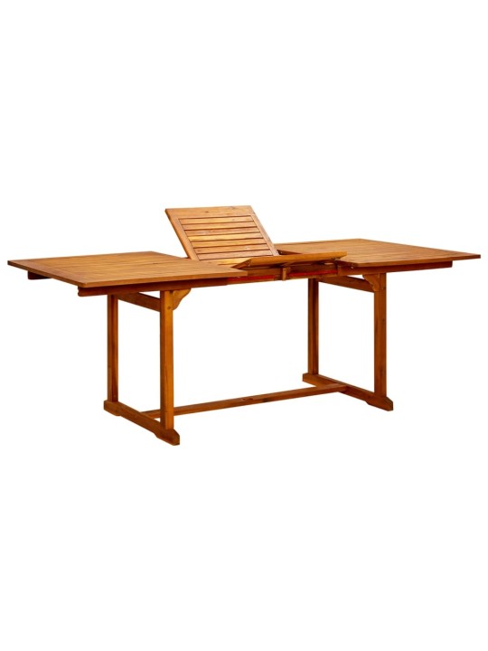 Sodo valgomojo stalas, (150–200)x100x75cm, akacijos masyvas