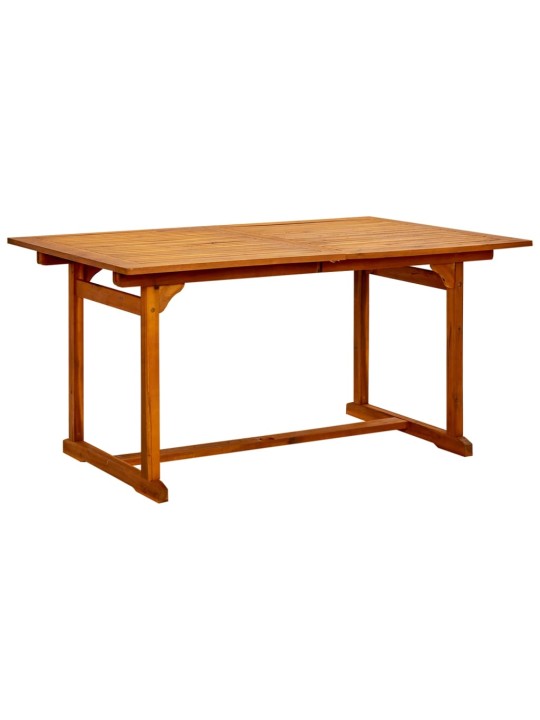 Sodo valgomojo stalas, (150–200)x100x75cm, akacijos masyvas