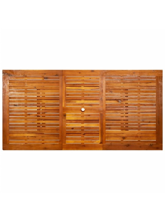 Sodo valgomojo stalas, (150–200)x100x75cm, akacijos masyvas