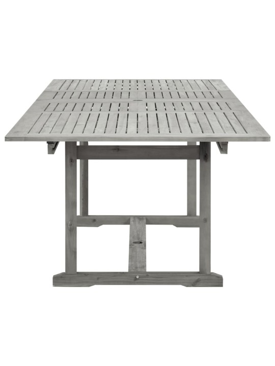 Sodo valgomojo stalas, (160–240)x100x75cm, akacijos masyvas