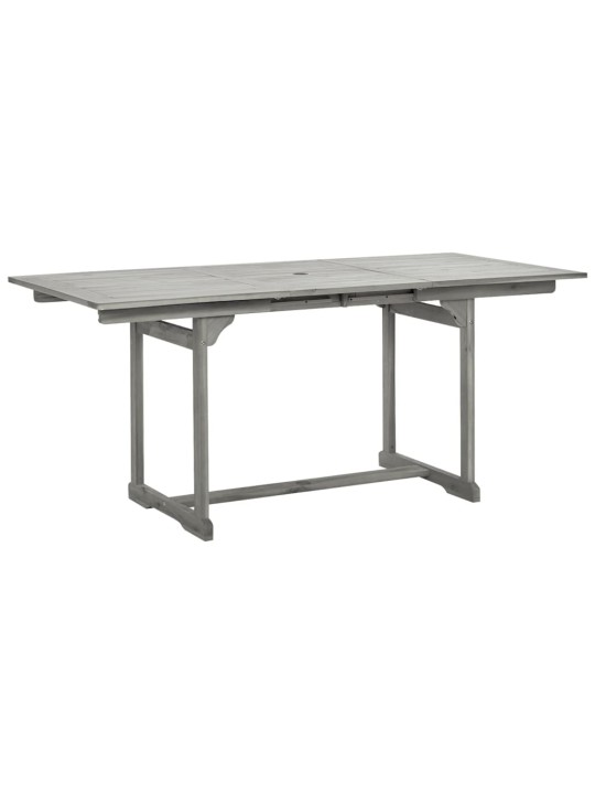Sodo valgomojo stalas, (120–170)x80x75cm, akacijos masyvas