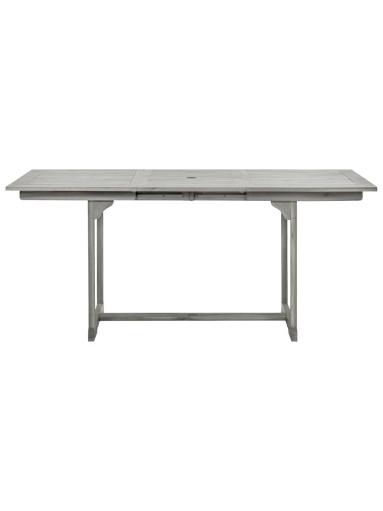 Sodo valgomojo stalas, (120–170)x80x75cm, akacijos masyvas