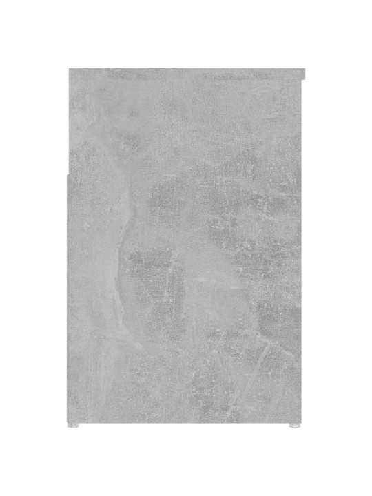 Batų suoliukas, betono pilkos spalvos, 80x30x45cm, MDP