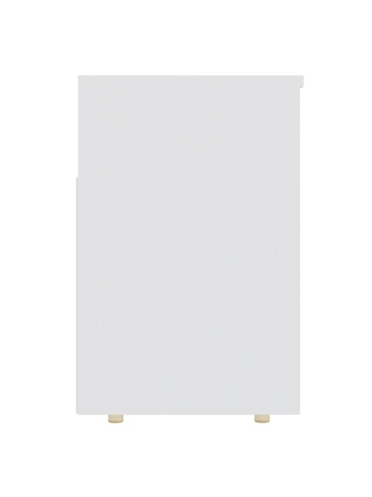 Batų suoliukas, baltos spalvos, 105x30x45cm, MDP
