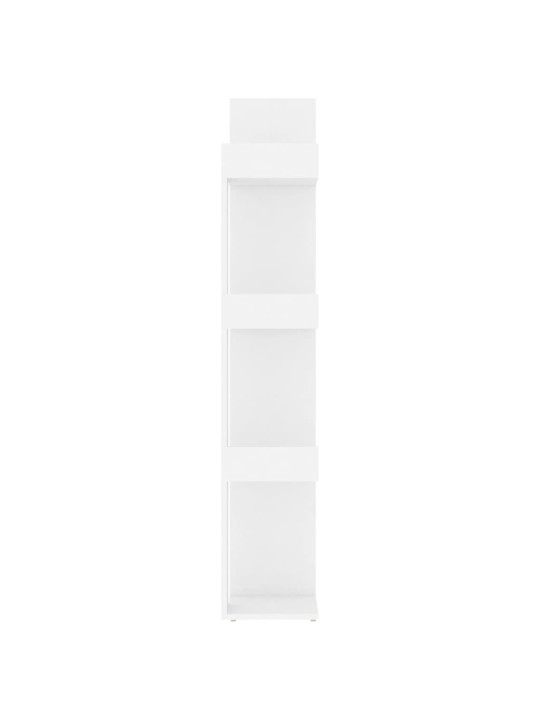 Spintelė knygoms, baltos spalvos, 86x25,5x140cm, MDP