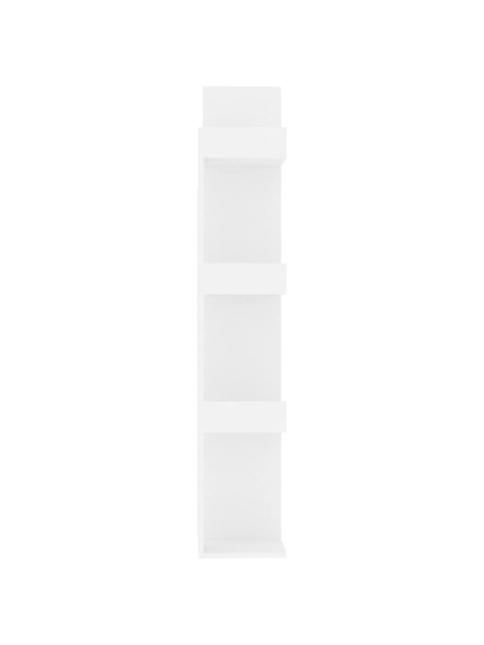 Spintelė knygoms, baltos spalvos, 48x25,5x140cm, MDP