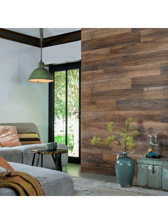 WallArt Lentjuostės GL-WA34, 30vnt., tamsiai rudos, ąžuolo imitacijos