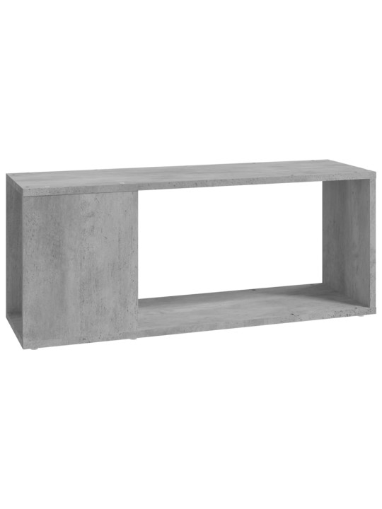Televizoriaus spintelė, betono pilkos spalvos, 80x24x32cm, MDP