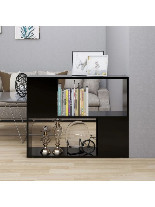 Televizoriaus spintelė, juodos spalvos, 80x24x63cm, MDP