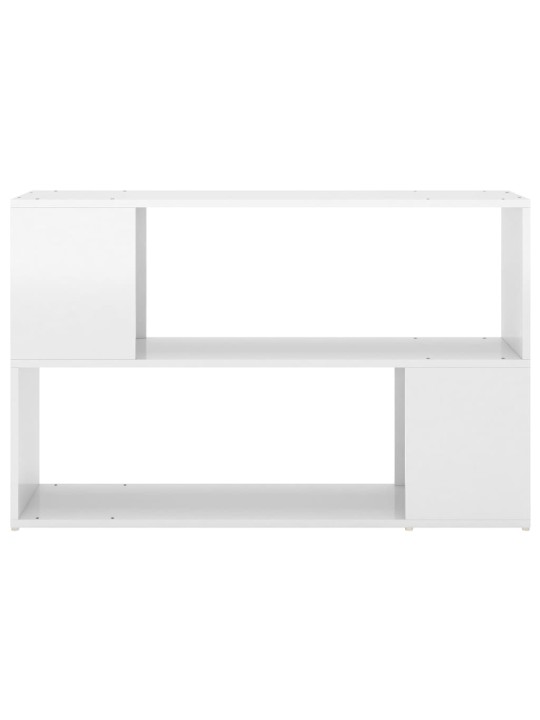 Spintelė knygoms, baltos spalvos, 100x24x63cm, MDP, blizgi